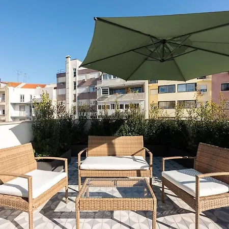 Eduardo Vii Park Amazing With Terrace * Лиссабон